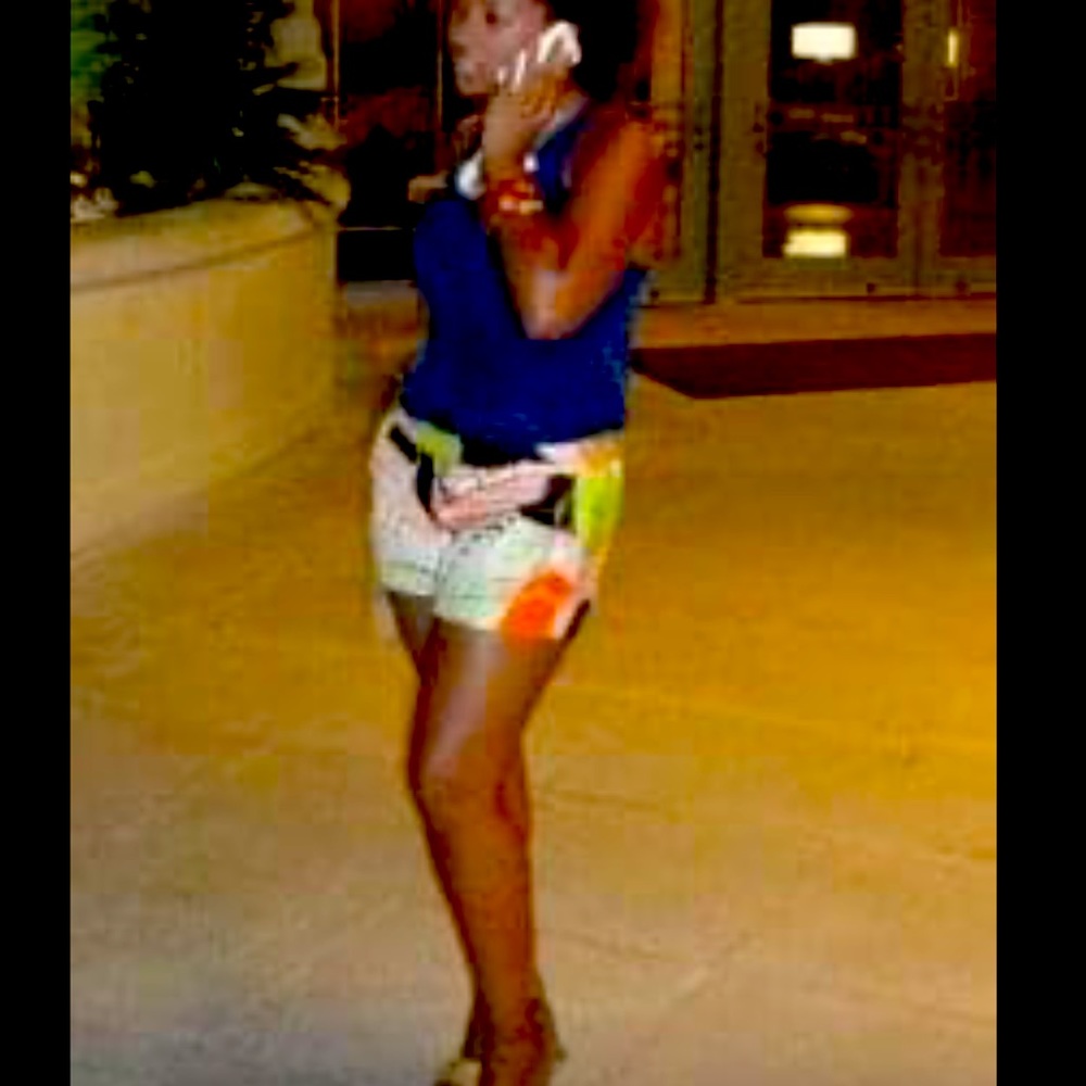 Kate Spade silk tropical short